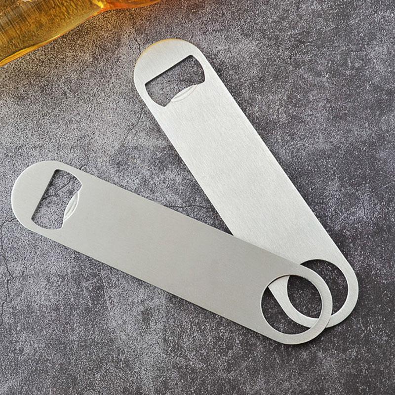 5 Stück Bierflaschenöffner Kreativ Robuster Flacher Edelstahl-Flaschenöffner für Zuhause Küche Bar oder Restaurant 16818