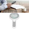 Handlupe 20X Optische Lupe mit 21 LED-Leuchten USB-Aufladung Touch