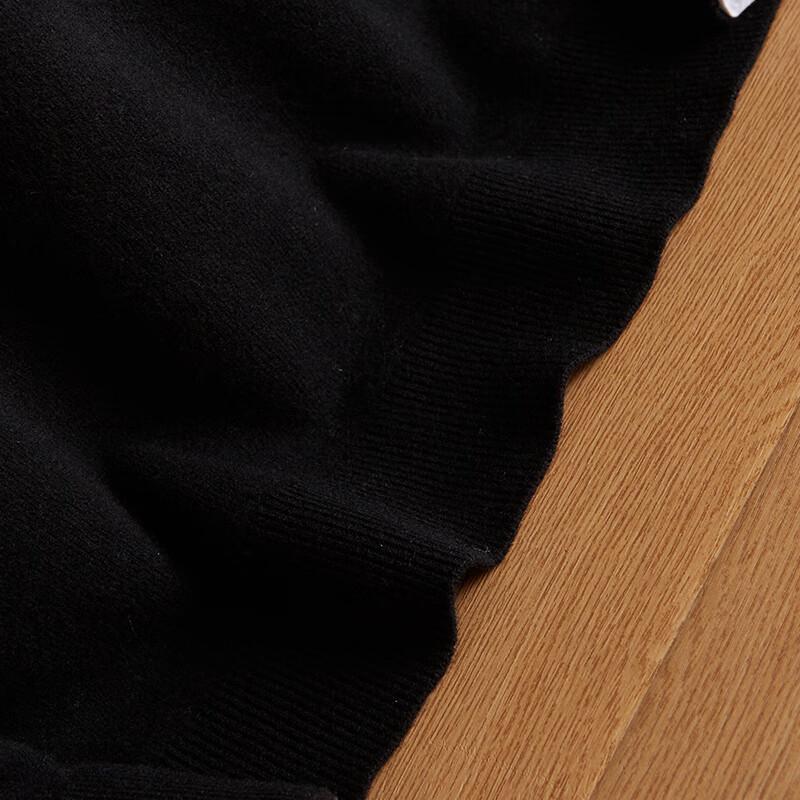 Hengyuanxiang Herren Jacquard Strick Rundhals Wolle & Kaschmir Pullover