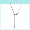 Handcrafted Stainless Steel Snake Chain Necklace With Modern Geometric Style