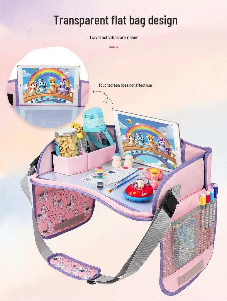 Children's Portable Travel Drawing Board - Erasable Whiteboard and Tracing Board