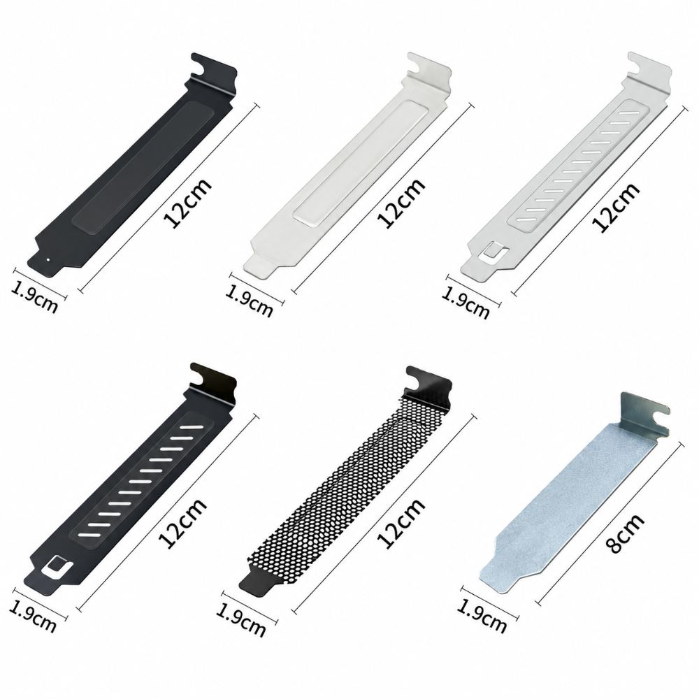 Plug-In PCI Slot Cover With Screws Case Blanking Plate New Dust Filter Plate