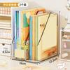 2pcs Simple, transparent, large capacity desk storage box, facial mask box, student dormitory book box, bookshelf, book stand