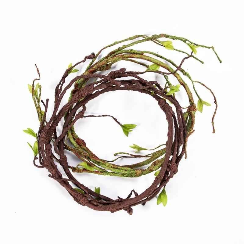Life Like Artificial Vine Climbing Branch For Terrariums Decors Reptiles Habitat Vine Easy To Clean Water Resistant