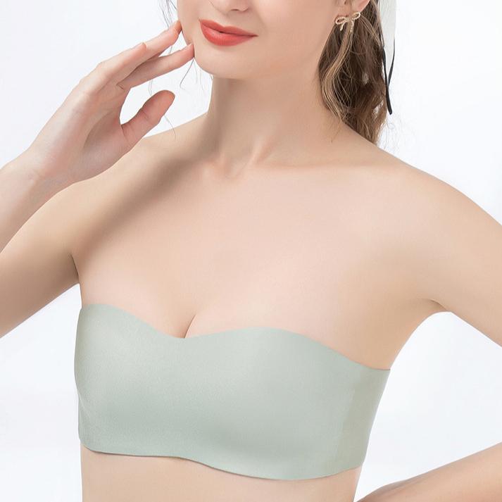 Strapless Bras Women's Anti-slip Strapless Bra Thin Breathable Bra Without Underwire Seamless Bra Smooth Bra Push Up Bra
