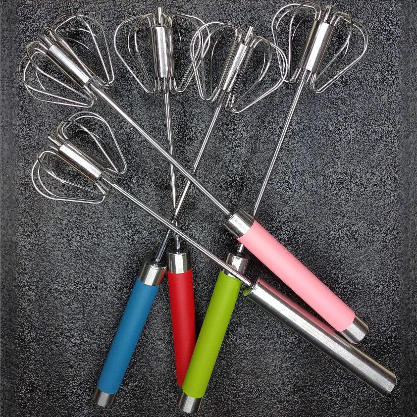 Stainless Steel Handheld Egg Beater & Cream Mixer Whisk