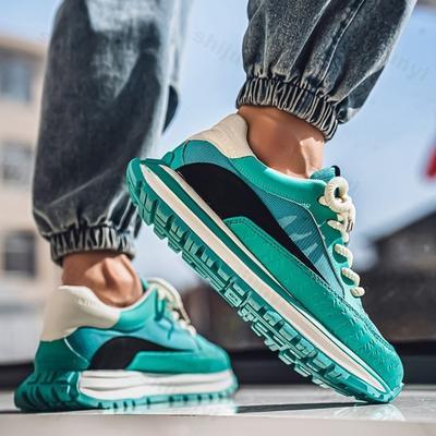 Fashion 2025 Autumn New Fashion Trend Versatile Thick Soled Casual Sports Shoes for Men Soft Soled Comfortable Low Top Platform Sneakers