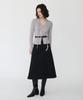 Bye Bye Seop A-Line Long Skirt Black [T51]