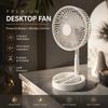 Ventilador de Chão 6 Polegadas Dobrável Portátil Telescópico de Mesa USB com Bateria Recarregável Velocidades Super Silencioso Altura Ajustável ventilador de mesa