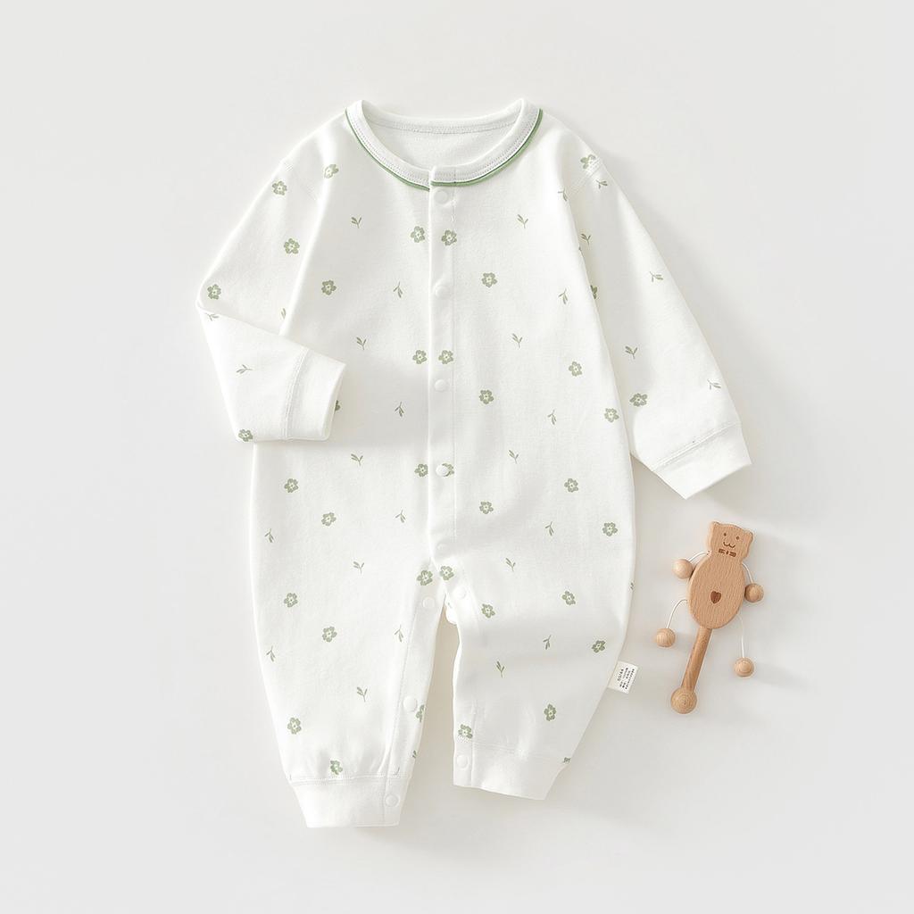Baby Romper Pure Cotton Long Sleeve Newborn Infant Pajamas Autumn Winter Soft Creeper Outfit for Boys Girls