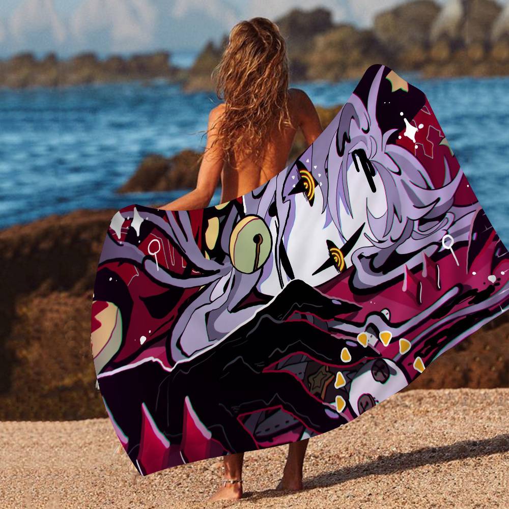 The Freak Circus Funny Game Microfiber Blanket Quick Drying Beach Towels Oversized Printing Super Absorbent Pool Towel Blanket
