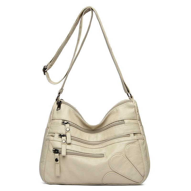 Bag women's bag new casual versatile shoulder bag large capacity middle-aged women's mother bag travel messenger bag
