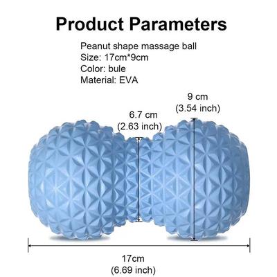 Peanut Massage Ball Double Lacrosse Foot Massage Roller Deep Tissue Muscle Massage Myofascial Release Back Neck Massage Tool