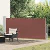 Retractable Side Awning 140 x 300 cm Brown