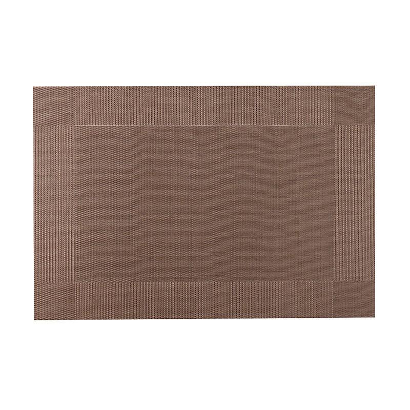 Rectangular PVC Placemat European Waterproof Anti-slip Coasters Dining Table Mats Heat Resistant Pad Cup Coffee Mats Home Decor