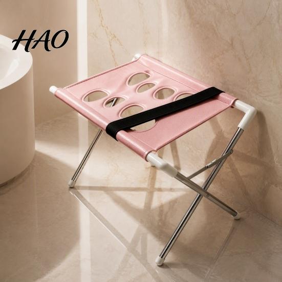 Pet Wash Station for Dogs Dog Grooming Hammock Stand, with Mesh Platform, Stainless Steel Table Foldable 8-Hole Cats Care Restraint System
