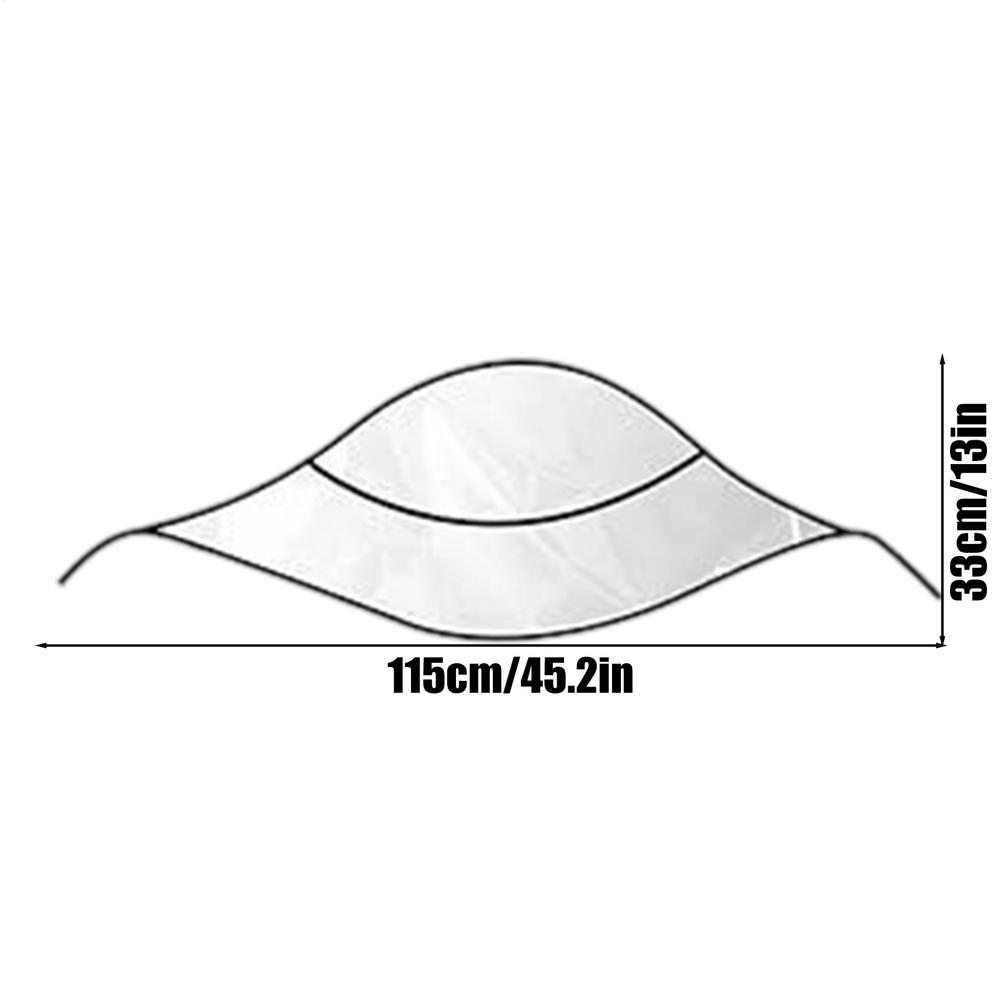 Waterproof Rain Hat Reusable PE Headwear Waterproof PE Ladies Rain Hat For Women Lady Girlfriend Mother Travel Shopping