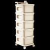 Changbaosen 5-Tier Movable Storage Cart