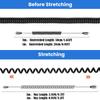 Metal Shell USB-C to C Spring Charging Cable for iPhone 15 Pro Max/15 Plus