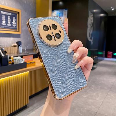 Für Mate 60 Luxus Glitzer Bling Handyhülle Für Huawei Mate 50 Mate 60 Pro Mate 70 Galvanisierter Bumper Kameraschutzhülle
