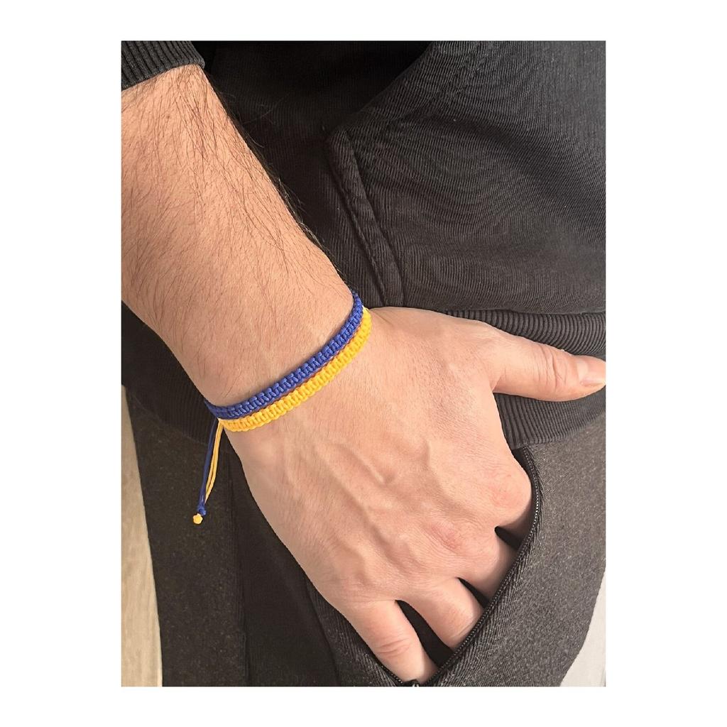 Unisex Fan Macrame Pletený náramek-fenerbahe Fan Bracelet-dárkový náramek