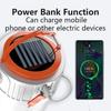 Solar Light Bulb Camping Solar LED Light USB Rechargeable 5Lighting Modes Tent Hanging Bulb for Outdoor Hiking Emergency Outage