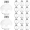 25 Stück 150ml Leere Haustier-Klarflaschen Transparente Plastikflaschen Runde Glühbirnenform Flasche Wasserflasche Für Heimdekoration