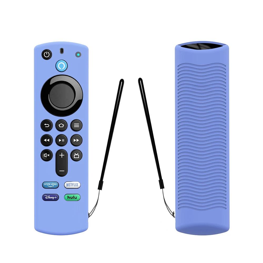 

TV Remote Control Cover Protective Case Silicone Soft Shockproof Case For Fire TV Stick 4K 3rd Remote Control