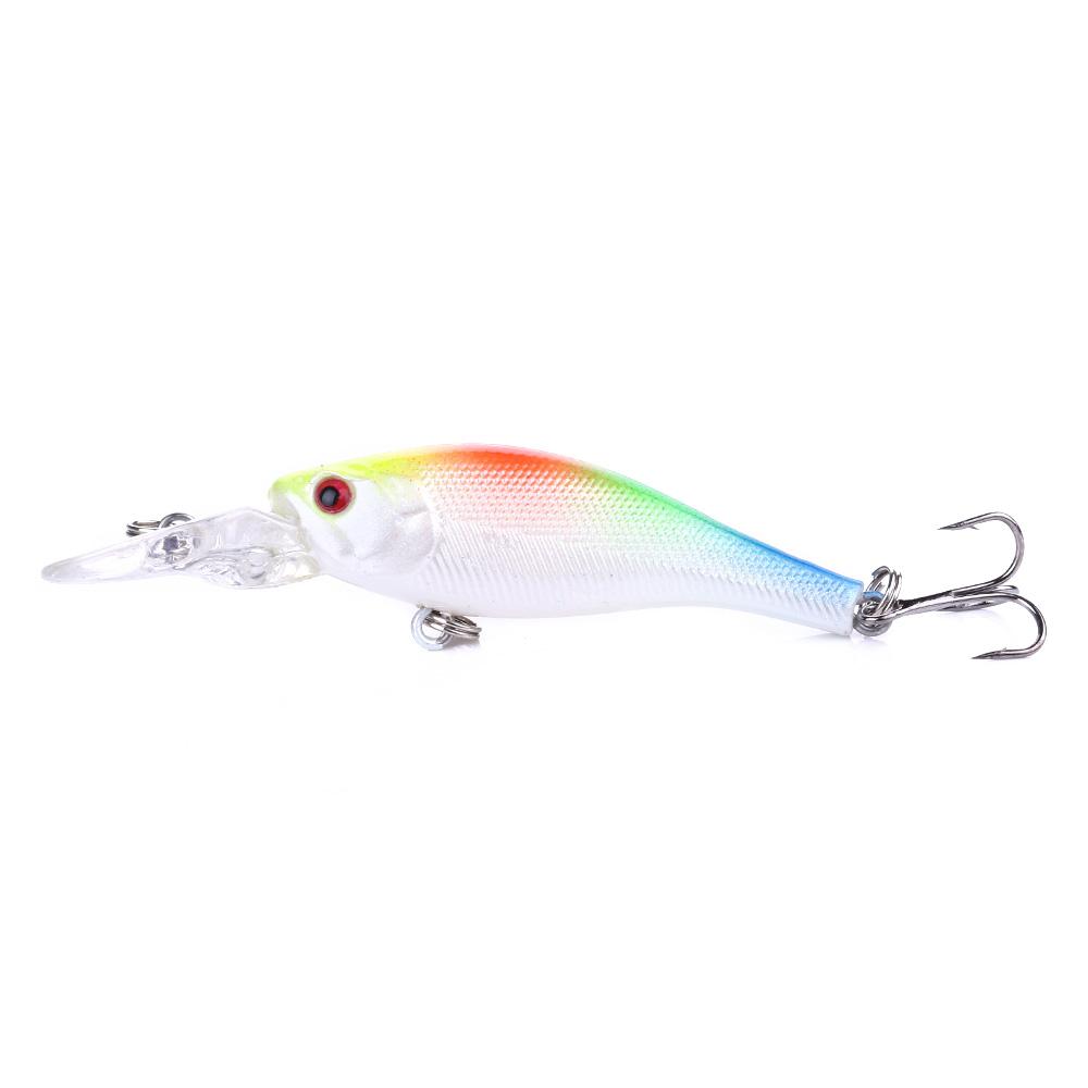 1PCS 6.3cm 4g Mini Minnow Fishing Lure Deepwater Environment-friendly Hard Bait 0.9-2.7m