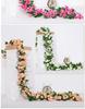 Artificial Rattan Rose Vine for Ceiling & Wall Decor - Wedding & Pipe Covering
