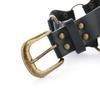 Denim style belt women's accessories alloy retro belt women's decorative skirt workwear pants heavy industry wide version belt