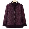 Winter Velvet Jacket Medium Stand-up Collar Top Femininity Winter Clothing Thickened Warm