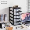 Transparent Drawer-Style Desktop Storage Box for Household Items and Cosmetics