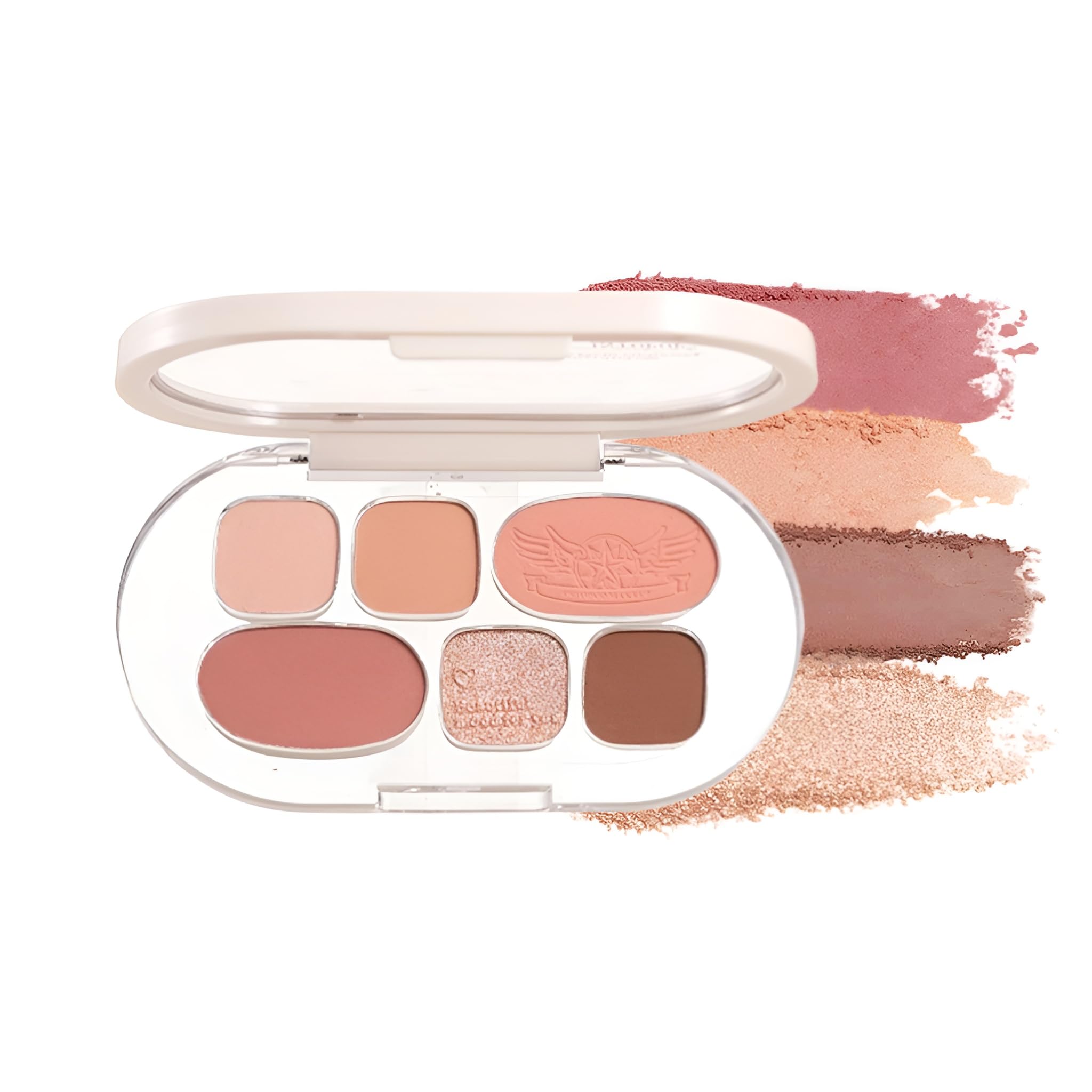 

INTOPOP Eyeshadow Palette, 6 Colors, High Adhesion, Velvet Texture, Easy Gradation, Eyeshadow, Eye Makeup, Under-eye Bag, Highlighter,