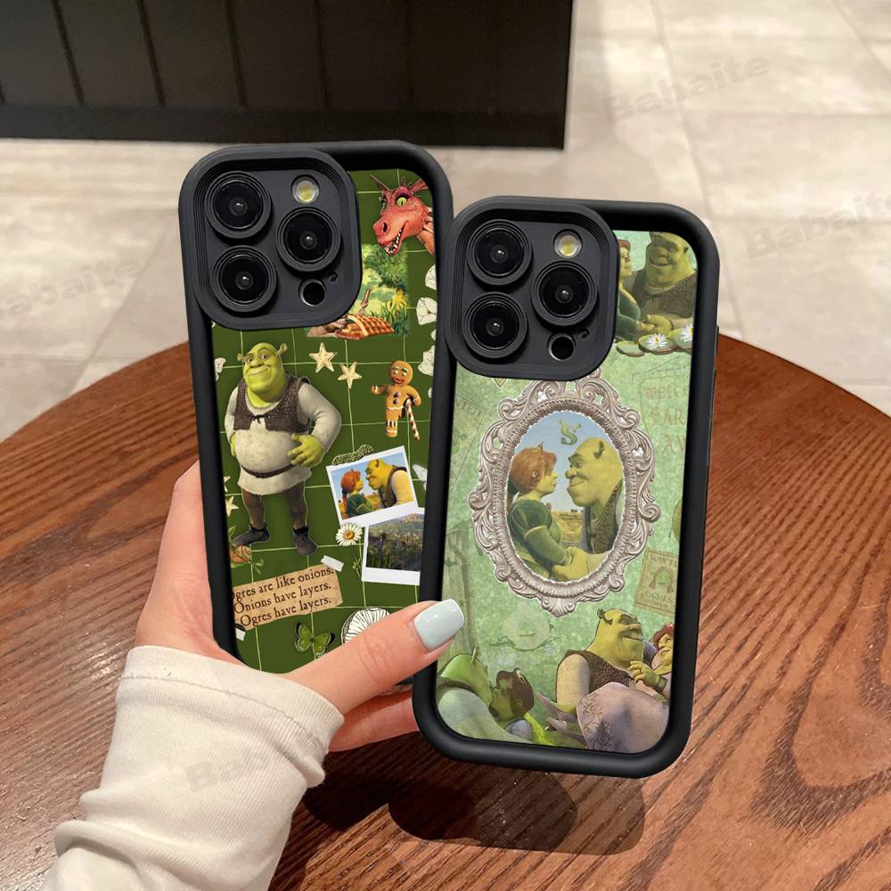 Classic Movie S-Shrek Phone Case For IPhone 11 12 13 16 15 17 14 Pro Max Soft Funda Silicone Cover