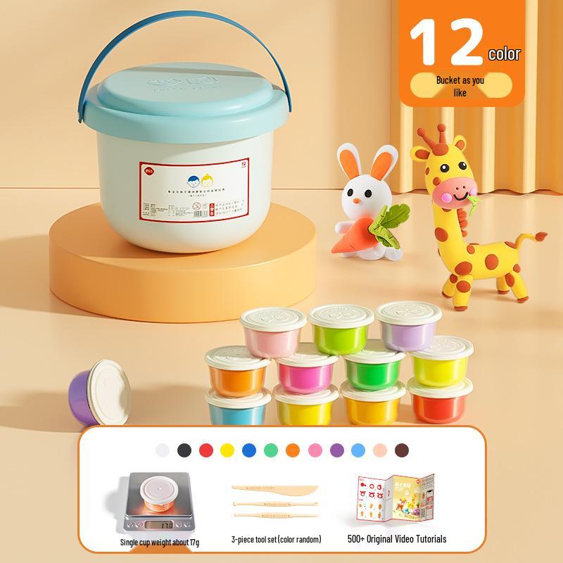 

24-цветная сверхлегкая моделирующая глина для детей - Развивающий пластилин для детского сада и начальной школы