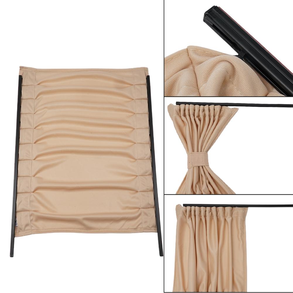 2*Universal Car Van/SUV VIP Casement Curtain Anti-UV Sunshade Visor 50*39cm Tape