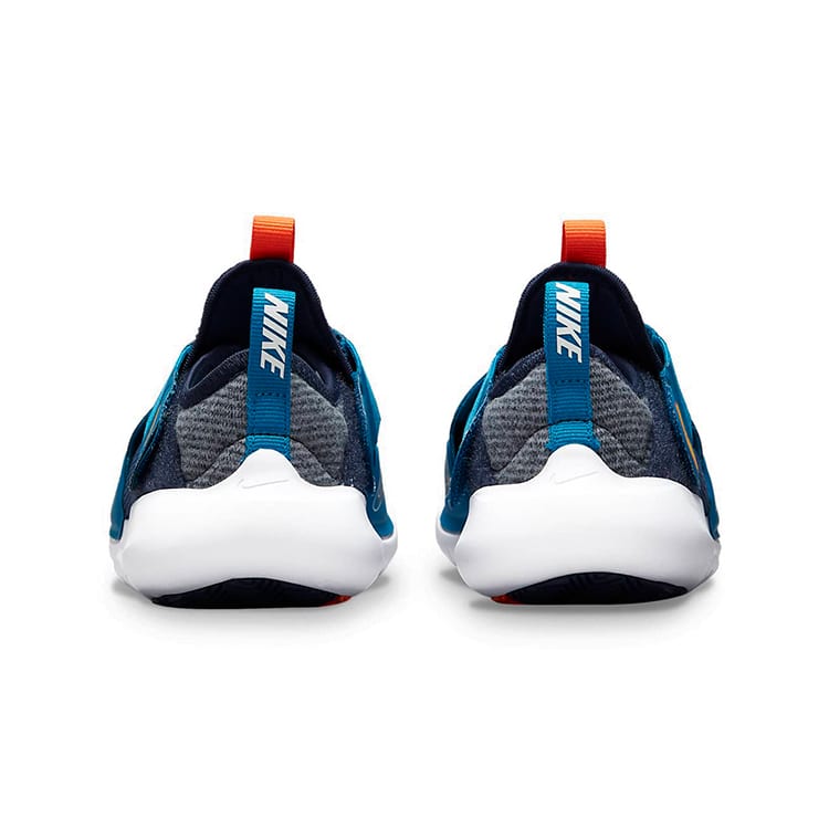 Nike Flex Advance SE Hook and loop Low top Running Shoes Blue Orange Children Aged 3 7 Years Old DC5562-400