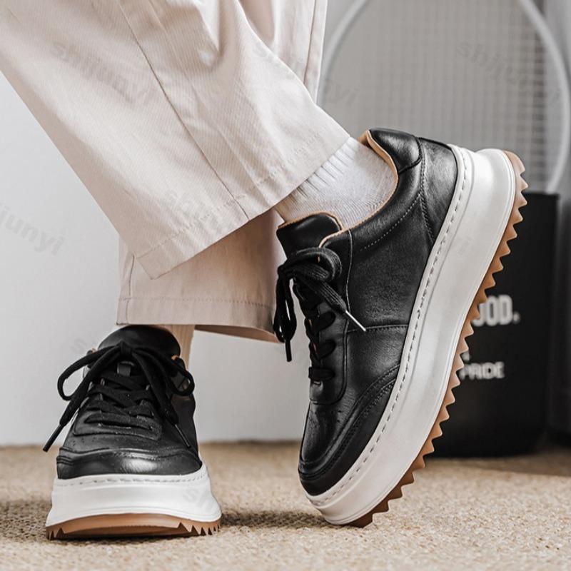 Fashion 2025 Spring New Men's Fashion Trend Retro Style Sports Casual Shoes Comfortable Versatile Thick Soled Non slip Chunky sneakers