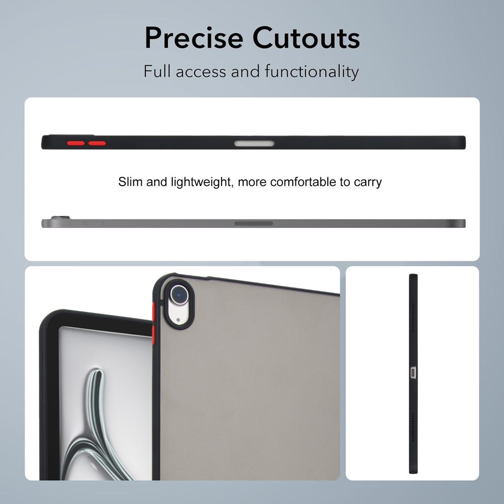 Pro iPad Air 13 (2024) Pouzdro Skin Touch Matný Akrylový TPU Nárazuvzdorný Kryt na Tablet