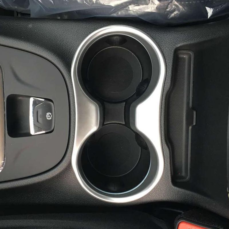 Für Jeep Cherokee KL 2014 2015 2016 2017 2018 2019 2020 2024 ABS Auto Vordere Reihe Wasser Tasse Halter Rahmen Trim abdeckung Fall Aufkleber