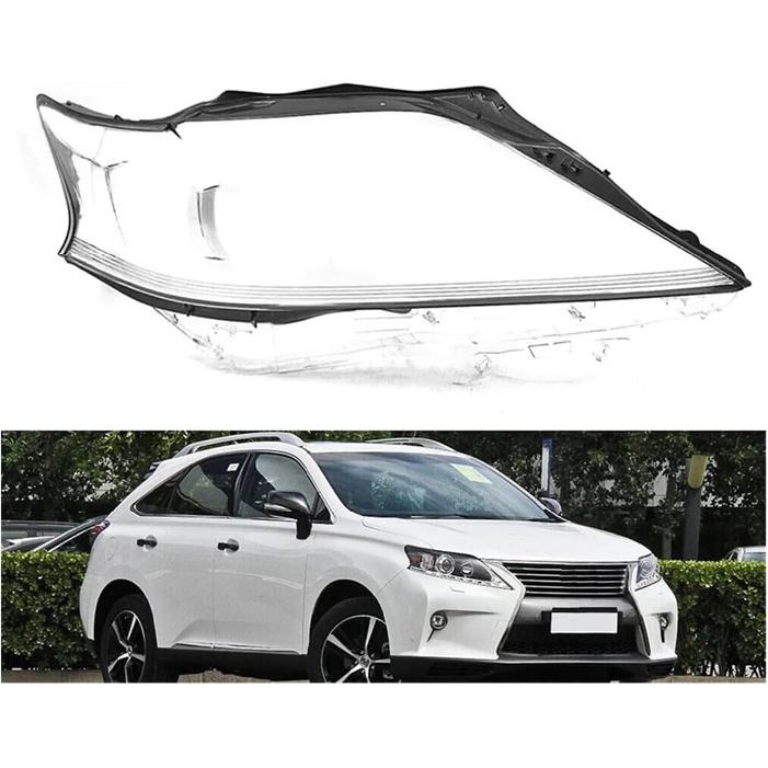 Car Headlight Lens Cover, Compatible For Lexus RX270 RX350 RX450H Headlamp Lampshade 2012-2015 Headlight Shade Shell Lens Lampshade(1 Pair)