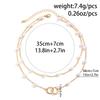 Chic Multi Layer Necklace Featuring High Quality Metal Sequins And Imitation Pearls Ideal For Trendy Occasions