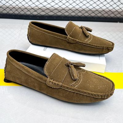 Größe 48 Mokassins Herren Freizeitschuhe Quaste Brogue Große Größe Fahrerschuhe Herren Mokassins Moccasins Atmungsaktive Slip-on Mokassins für Herren