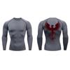 Graphic Athletic Quick Dry Compression Shirt for Men Gym Workout Running Tshirts Tees Tops Undershirt Baselayers Activewear