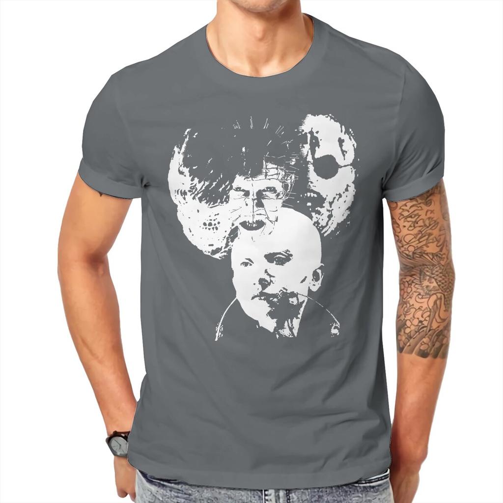 Hellraiser Horror Movie Icons T Shirt Homme Unisexs Tshirt Cotton Unisex Tops