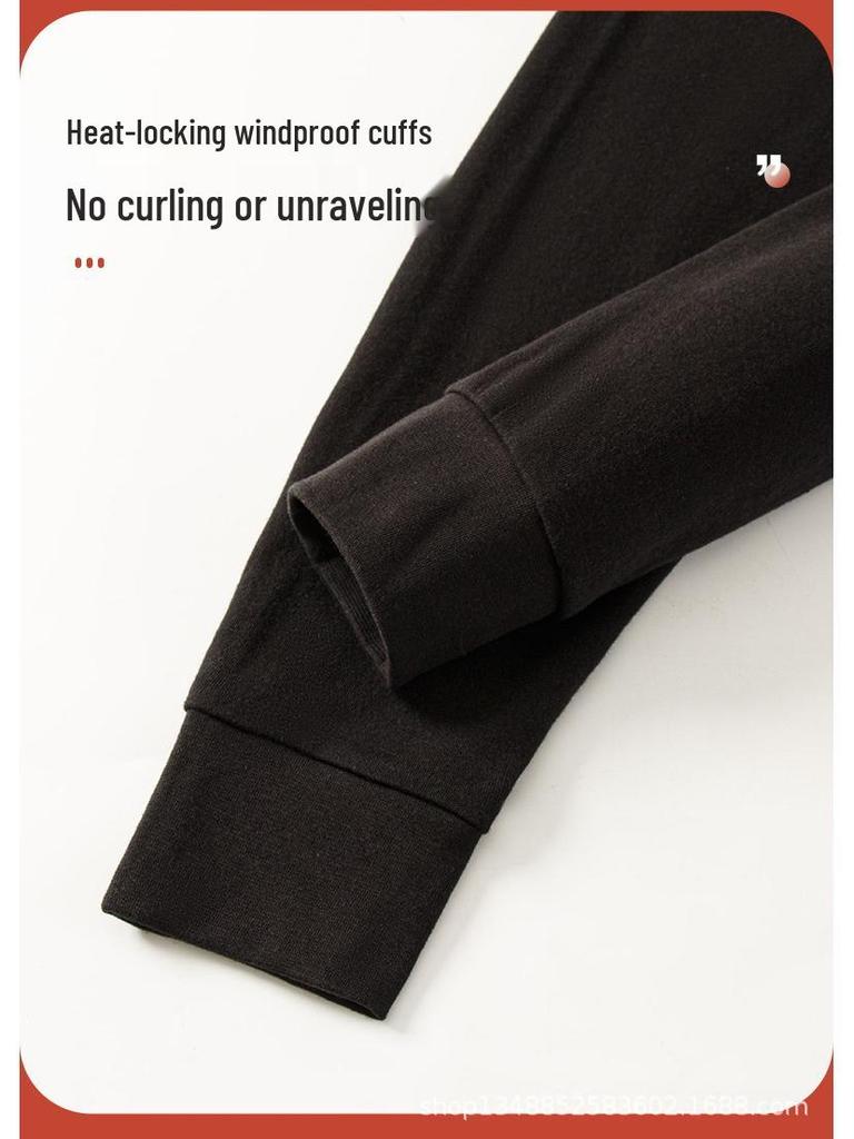 Men's Lightweight Cotton Wool Thermal Pants – Youth Antibacterial Basics, Warm for Autumn/Winter, Single Layer, Free Shipping.