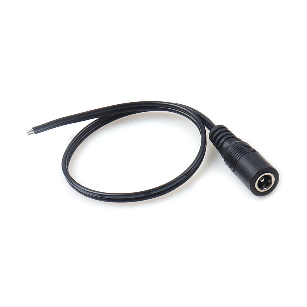 DC5521 Female to Open Non-Tuning Fork Power Extension Cord, 0.5m-1m