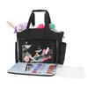 Knitting Yarn Storage Crossbody Bag with Compartment Pockets for Needle and Thread Organization