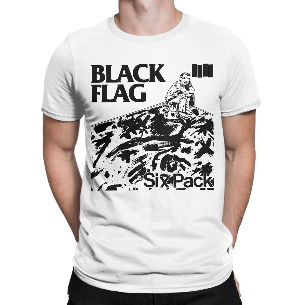 Black Flag Tour T Shirts for Men Women 100% Cotton Funny T-Shirts Crewneck  Tee Shirt Short Sleeve Clothing 4XL 5XL